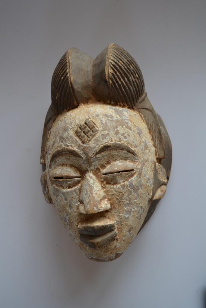etnografie masker Punu, West Afrika, Gabon, Antiek en Kunst, Kunst | Niet-Westerse kunst, Ophalen of Verzenden