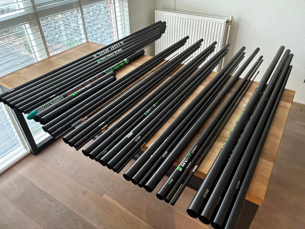 Maver Top Race 13 mtr pack, Ophalen, Zo goed als nieuw, Vaste hengel