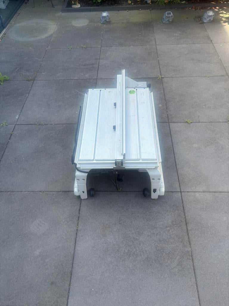 Festool zaagtafel CS 50 EB, Ophalen, Gebruikt