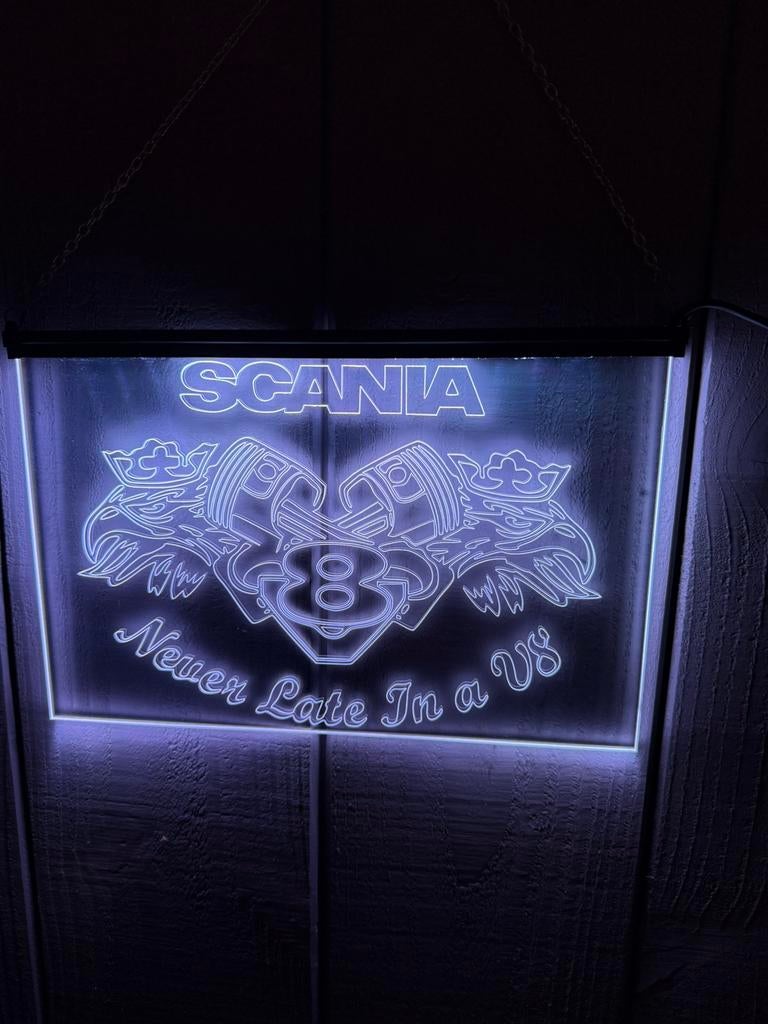 Scania V8 led bord RGB, Ophalen of Verzenden, Nieuw, Lichtbak of (neon) lamp