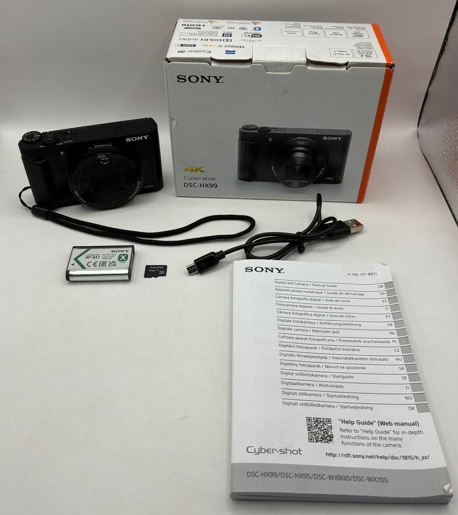 Sony Cyber-shot DSC-HX99 - compact camera, Ophalen of Verzenden, Zo goed als nieuw