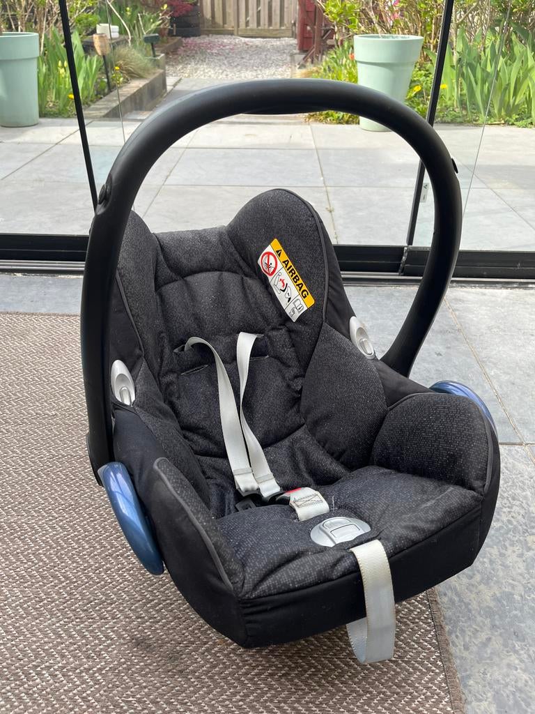 Maxi-Cosi CabrioFix met EasyFix base, Kinderen en Baby's, Autostoeltjes, Ophalen, Autogordel of Isofix, Gebruikt, Zijbescherming