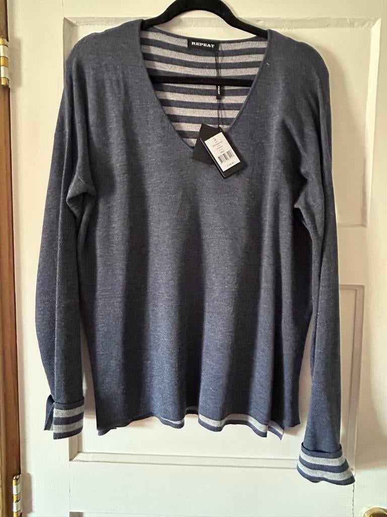 Repeat trui maat 38, Kleding | Dames, Truien en Vesten, Ophalen of Verzenden, Nieuw, Maat 38/40 (M), Blauw