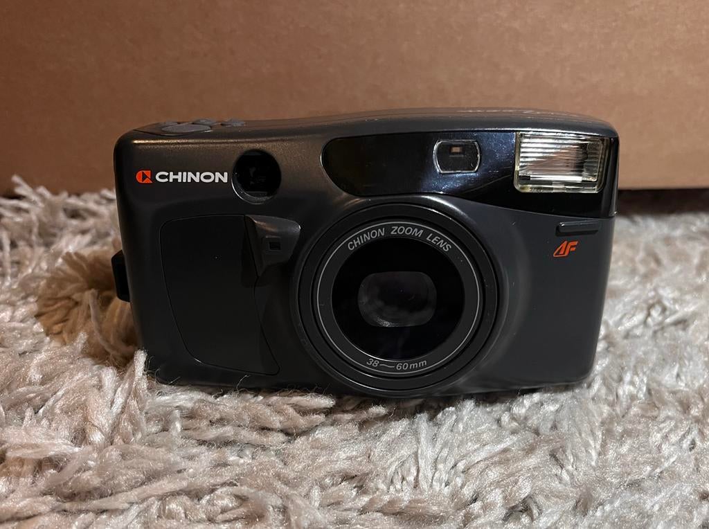 Chinon Pocket Zoom Camera - Compacte Analoge Camera, Ophalen of Verzenden, Gebruikt, Compact, Overige Merken