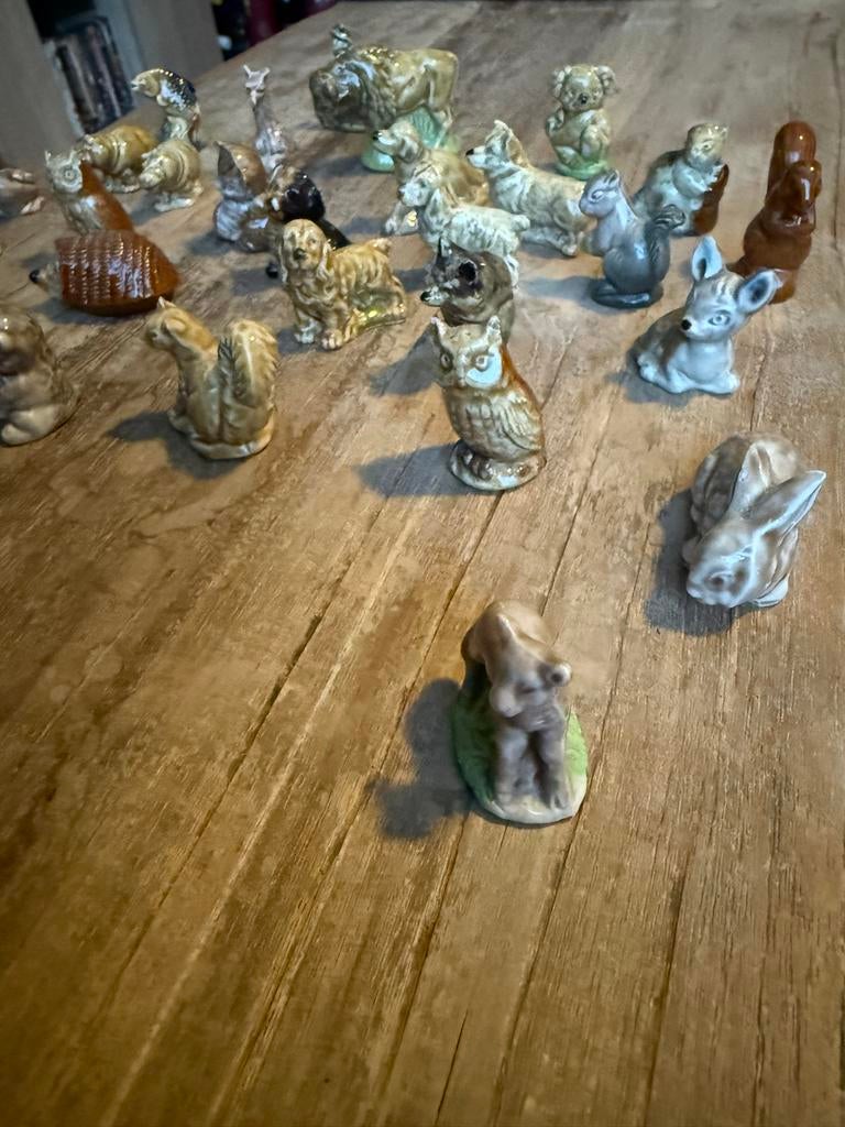Verzameling van diverse keramische dierenbeeldjes Wade, Ophalen of Verzenden, Gebruikt, Dier