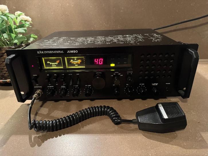 Ham International Jumbo + HAM International mike & beugels, Telecommunicatie, Zenders en Ontvangers, Gebruikt, Zender en Ontvanger