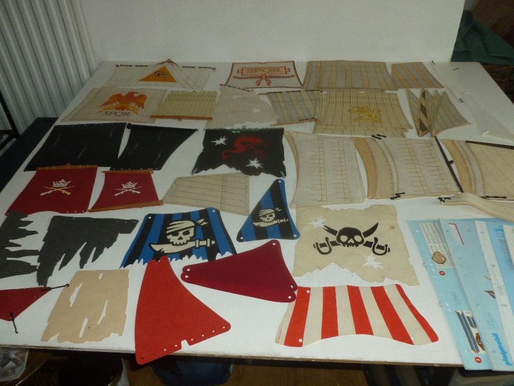 Playmobil Onderd. Zeilen+Bouwtekening Prijs Per Stuk Vanaf, Ophalen of Verzenden, Gebruikt, Los playmobil