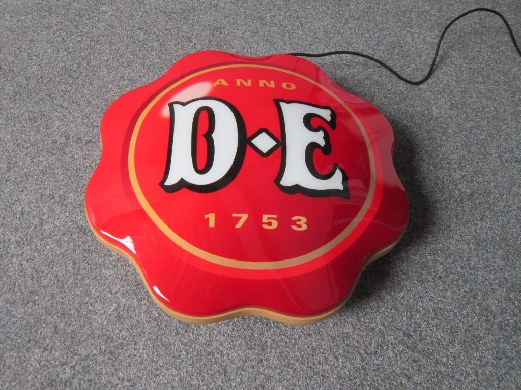 DOUWE EGBERTS LICHTRECLAME, Verzamelen, Ophalen, Zo goed als nieuw, Lichtbak of (neon) lamp