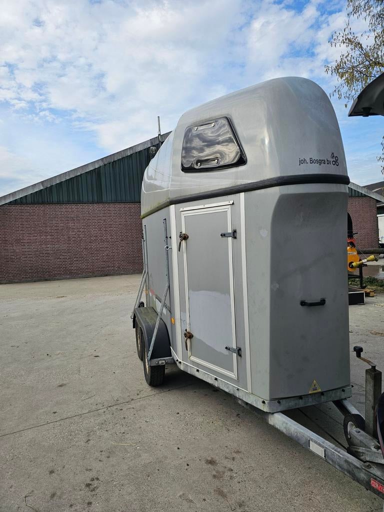 1,5 paards trailer, Ophalen, Gebruikt, Hout, 1½-paards trailer