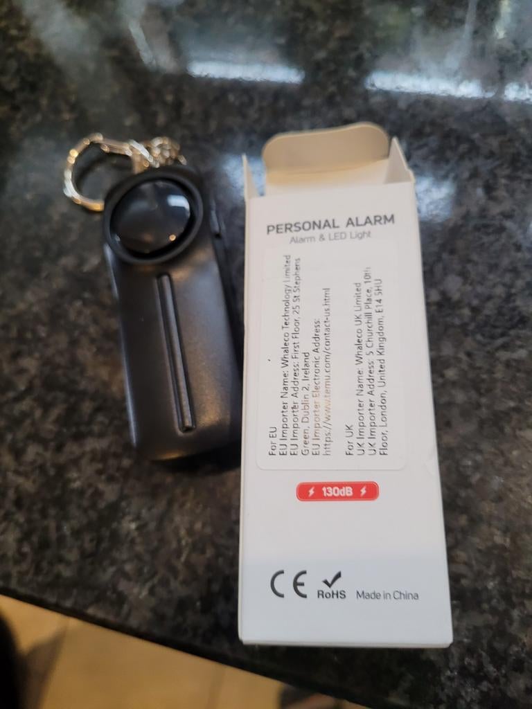 Persoonlijk alarm. Zwart, nieuw, Ophalen of Verzenden, Nieuw, Zwart, Android