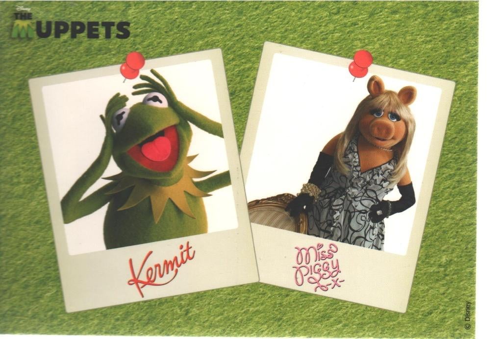 Muppets # serie van 4 kaarten AH., Albert Heijn, Ophalen of Verzenden