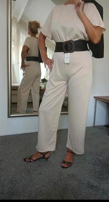 Roomwit jumpsuit maat 40 nieuw, Kleding | Dames, Jumpsuits, Ophalen of Verzenden