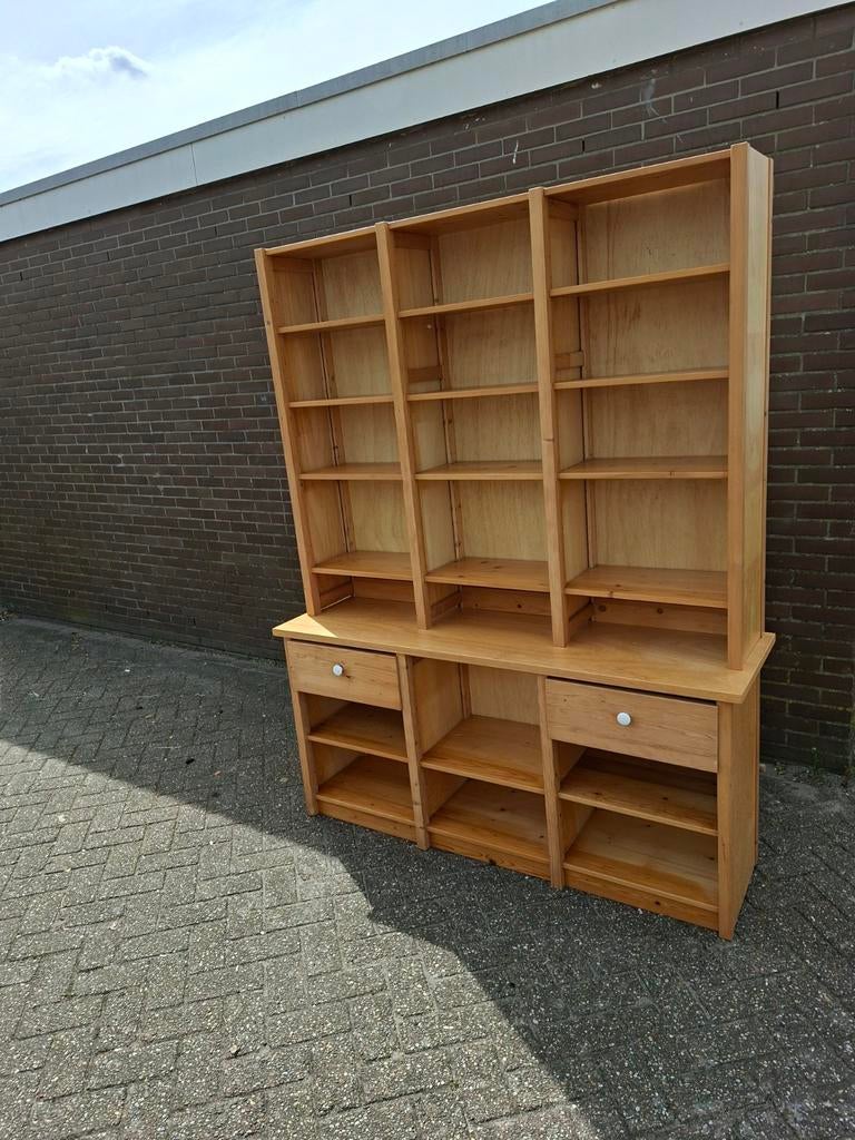 Blikvanger lundia vintage boekenkast., Huis en Inrichting, Kasten | Boekenkasten, Ophalen, Met plank(en), Gebruikt, 50 tot 100 cm