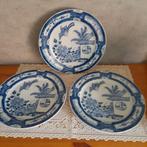 3 Oosterse porseleinen wandborden NR 5, Ophalen of Verzenden