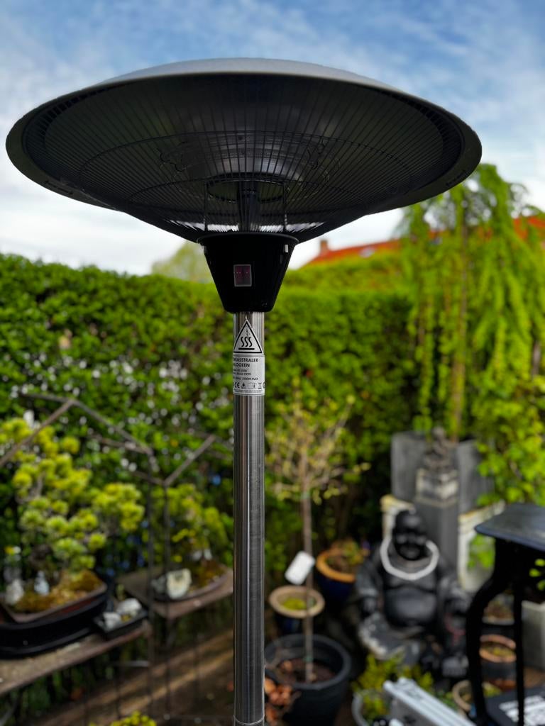Terrasverwarmer Halogeen, Tuin en Terras, Gebruikt, Parasol, Waterbestendig, Ophalen