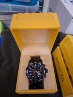 Invicta zwart horloge, Ophalen of Verzenden, Zo goed als nieuw, Staal, Overige merken
