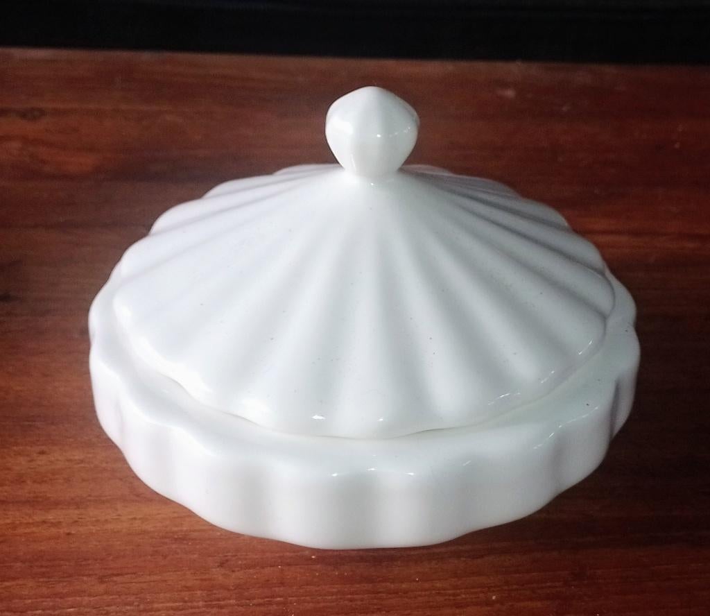 Porceleyne Fles bonbonnière, wit, Ophalen of Verzenden