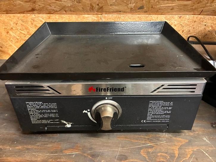 bakplaat (gas), Witgoed en Apparatuur, Grillplaten, Zo goed als nieuw, Tafelgrill, Ophalen of Verzenden