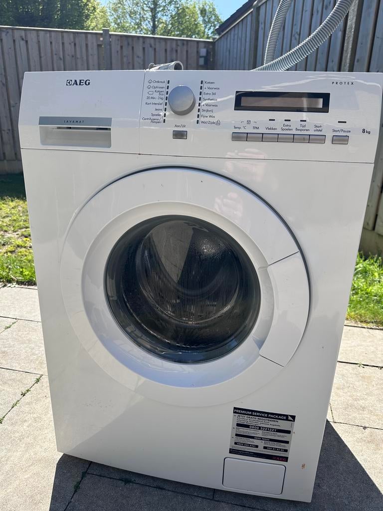Wasmachine AEG Lavamat L73484 NFL, Witgoed en Apparatuur, Ophalen, Gebruikt, Voorlader, Energieklasse A of zuiniger
