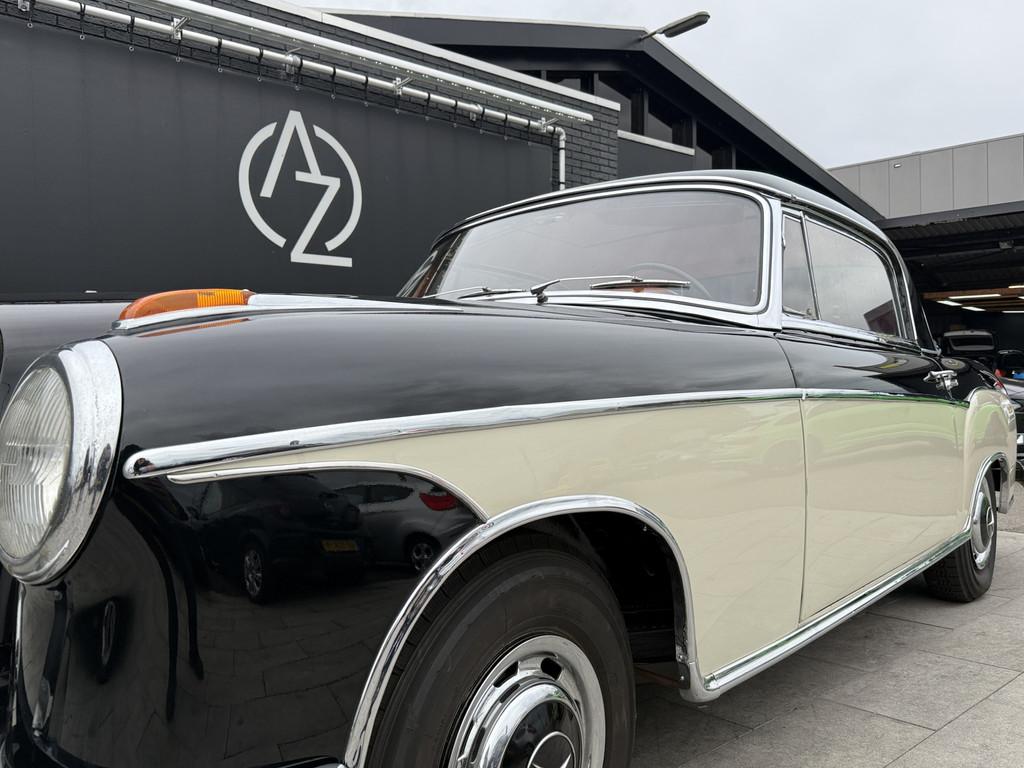 Mercedes-Benz Ponton 220 S Coupe W128 (bj 1958), Auto's, Oldtimers, Zwart, Mercedes-Benz, Bedrijf, Handgeschakeld