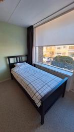 Eenpersoonsbed Hemnes Ikea bedframe incl lattenbodem, Huis en Inrichting, Slaapkamer | Bedden, Ophalen, 90 cm, Eenpersoons, Zwart