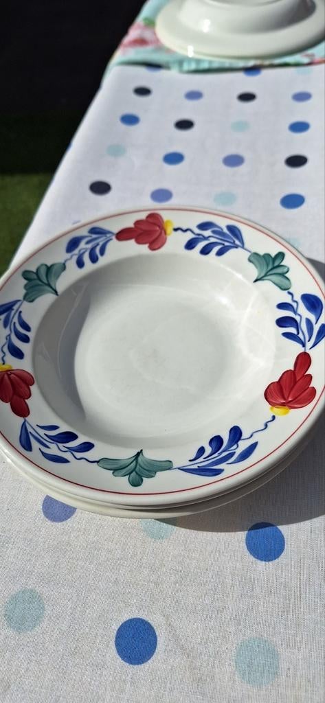 Boerenbont diepbord 23 cm, Ophalen of Verzenden, Aardewerk, Boerenbont, Bord(en)
