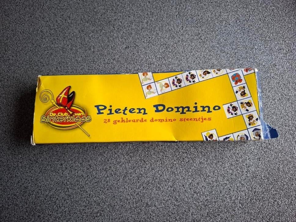 De Club van Sinterklaas Pietendomino, Diversen, Sinterklaas, Ophalen of Verzenden, Gebruikt