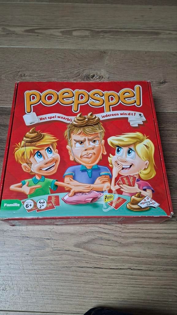 Poepspel - Het spel waarbij iedereen wint!, Een of twee spelers, Ophalen of Verzenden, Zo goed als nieuw, Identity Games
