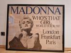 Originele Poster Madonna World Tour 1987, Ophalen of Verzenden, Zo goed als nieuw, Poster, Artwork of Schilderij
