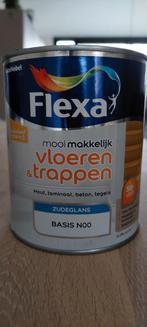 Nieuw Flexa vloeren en trappen verf grijs/zwart ral 7021, Ophalen of Verzenden, Nieuw, Grijs