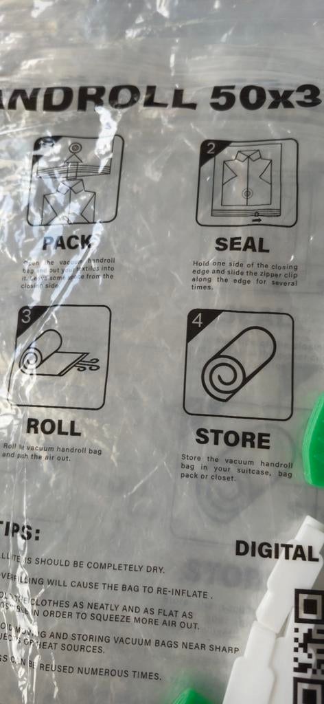 vacuumzakken voor kleding, Minder dan 50 cm, Gebruikt, Ophalen of Verzenden, Minder dan 100 cm