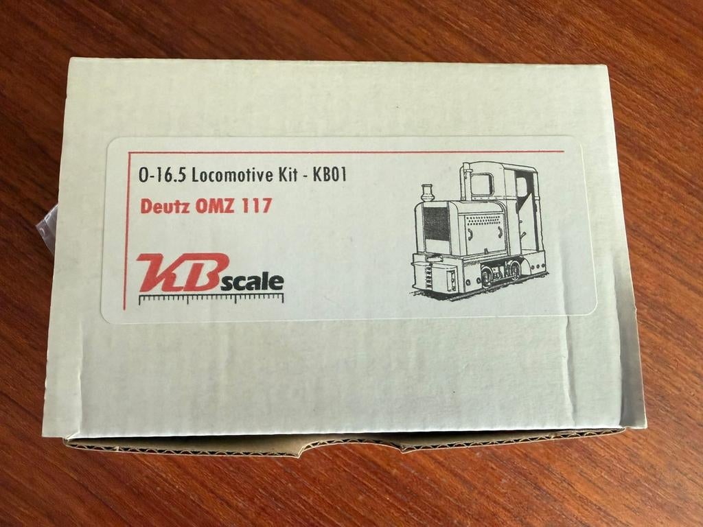 Messing Diesellocomotief Bouwpakket - KBscale Deutz OMZ 117, Nieuw, Ophalen, Overige merken, Groter dan 1:32