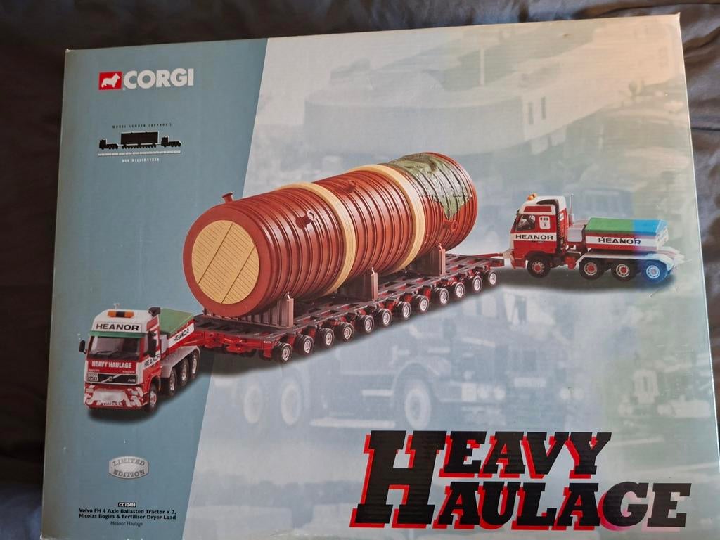 Heavy haulage corgi volvo zwaartransport heanor 1:50, Ophalen
