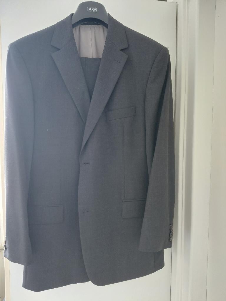 2 delig pak (Hugo Boss) - zwart - maat 54 - 1x gedragen, Maat 52/54 (L), Zwart, Ophalen of Verzenden, Zo goed als nieuw