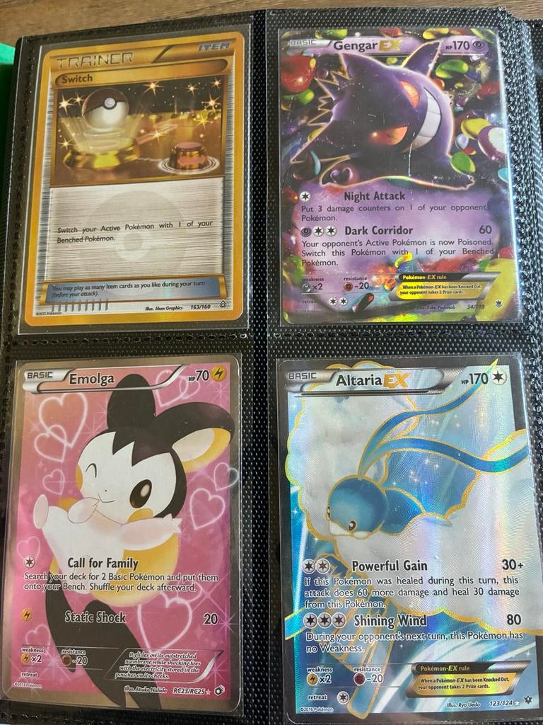 Pokémon Kaarten Collectie - Zeldzame EX/MEGA/Foil Kaarten, Ophalen of Verzenden, Gebruikt, Meerdere kaarten, Foil
