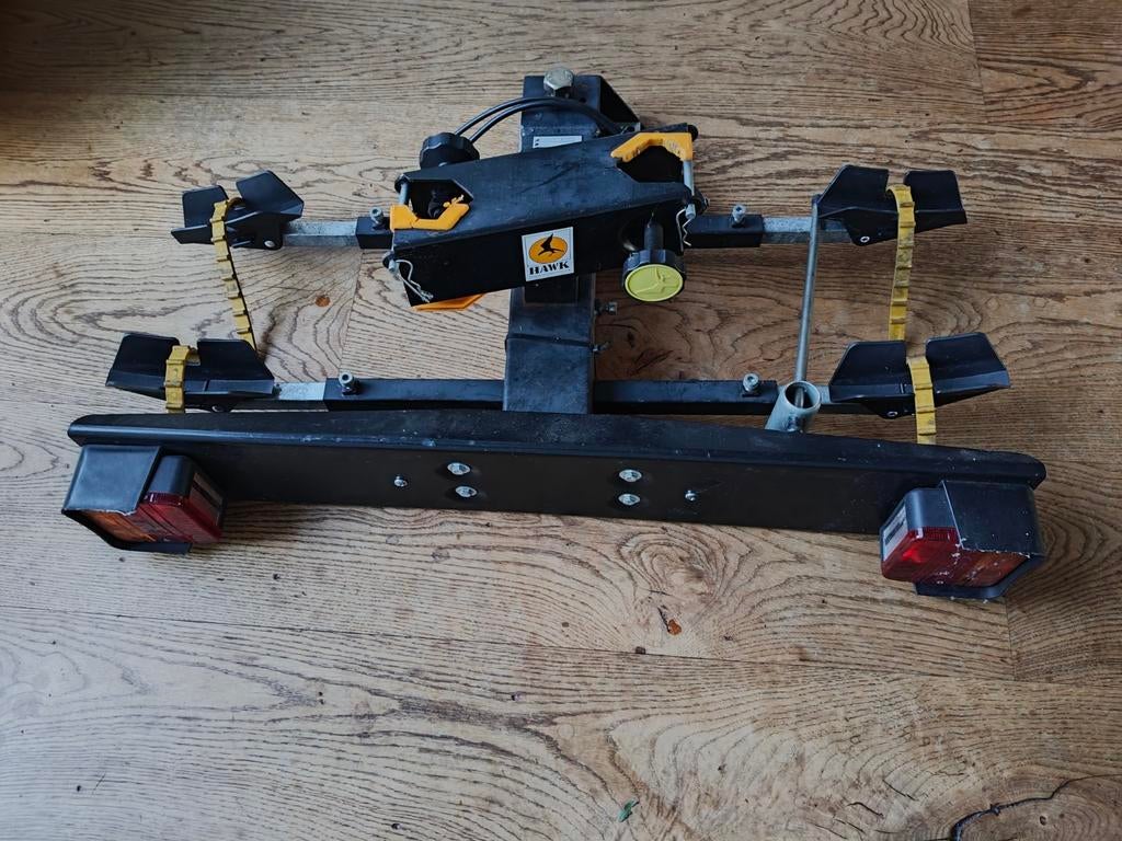 Fietsendrager Spinder Hawk, Ophalen, 2 fietsen, Gebruikt, Trekhaakdrager