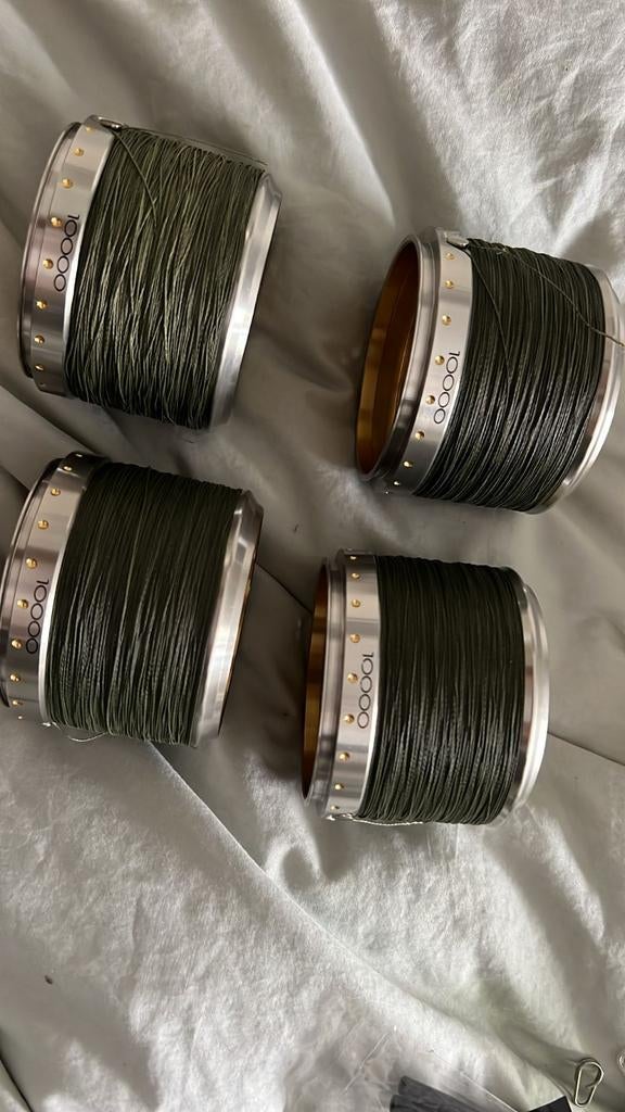 4x SPOELEN SHIMANO AERO TECHNIUM XSB 10000 GOLD EDITION, Ophalen of Verzenden, Zo goed als nieuw, Molen