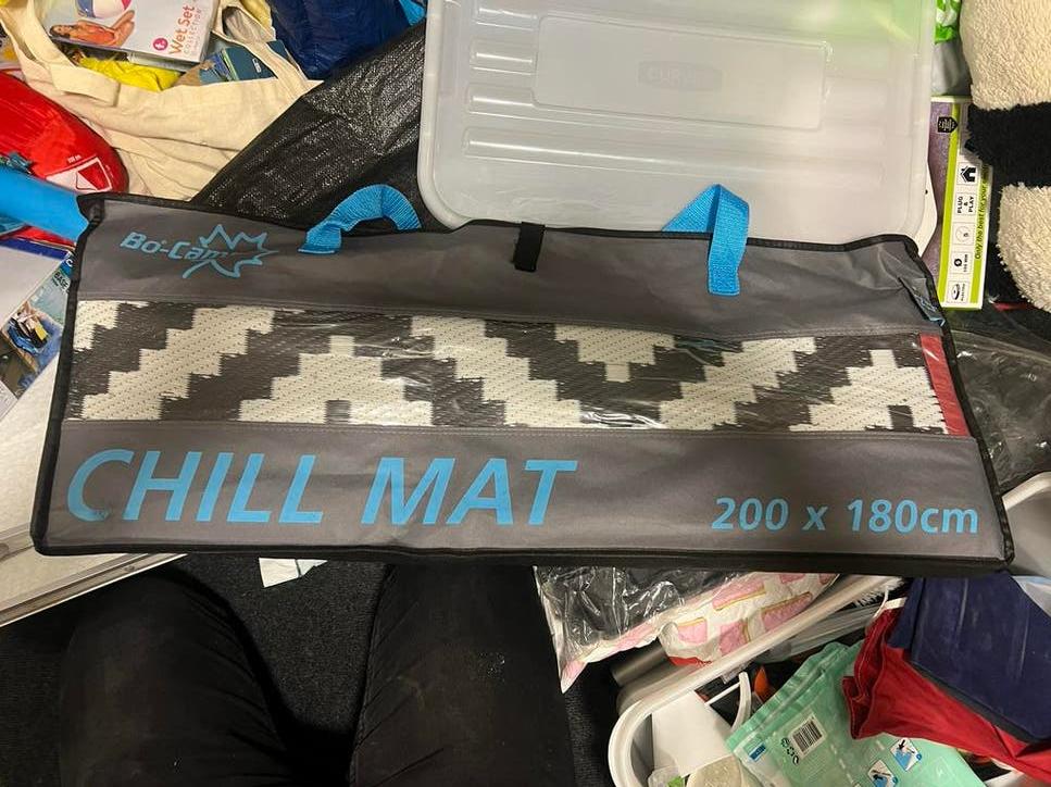 Bo-Camp Chill Mat 200x180cm voor tent of caravan, Caravans en Kamperen, Ophalen of Verzenden, Gebruikt