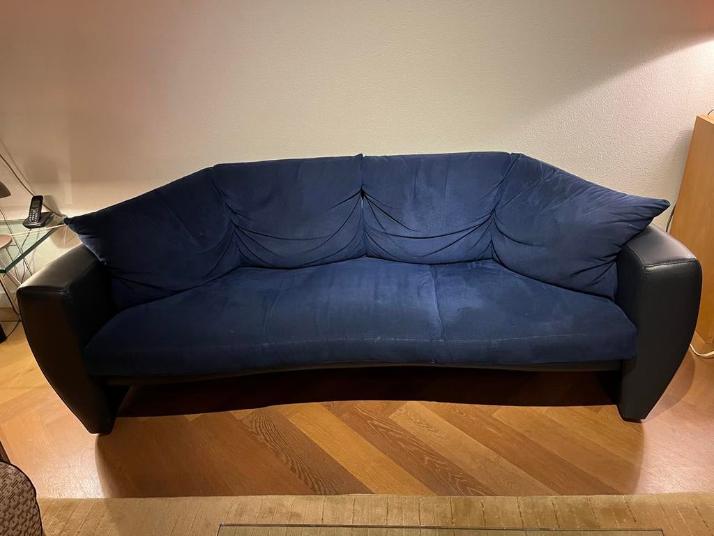 Design bank Leolux Vinja 3-zits bank gratis op te halen, Ophalen, Gebruikt, Design, Driepersoons