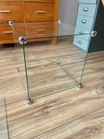 Kubus zelfbouw vitrinekast 1x4 of 2x2, Ophalen, Minder dan 50 cm, Gebruikt, Glas
