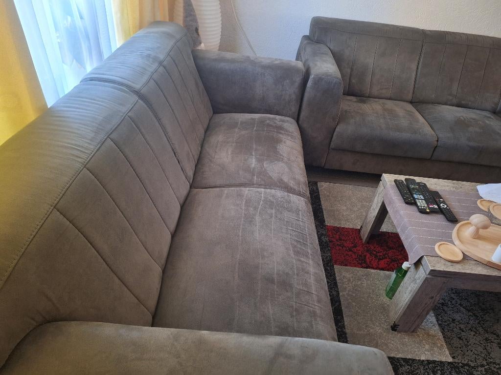 2.5 + 3 zits set bankstel + relaxfauteuil, Ophalen of Verzenden, Zo goed als nieuw, 75 tot 100 cm