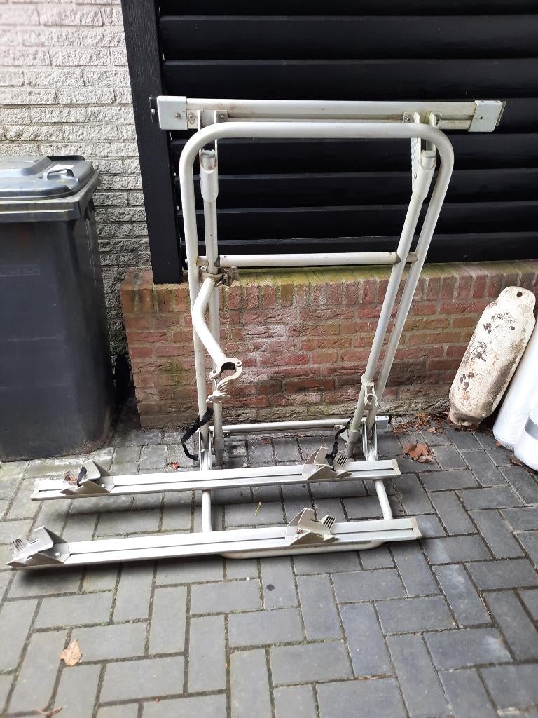 Fietsendrager voor montage op de achterkant camper ,caravan,, Ophalen, 2 fietsen, Gebruikt, Achterklepdrager