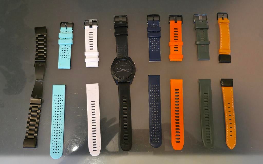 Garmin Approach S60 golf horloge met extra bandjes, Ophalen of Verzenden, Zo goed als nieuw, Zwart, Android