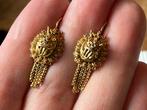 Antieke gouden Zeeuwse oorbellen, Verzenden, Zo goed als nieuw, Goud