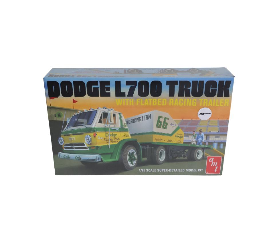 AMT 1966 Dodge L700 Truck w/Flatbed Racing, Overige merken, Groter dan 1:32, Nieuw, Ophalen of Verzenden