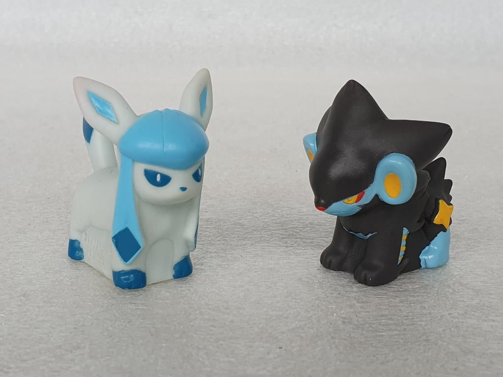 Lot van 2 Pokémon vingerpopjes (Bandai, 2007), Ophalen of Verzenden, Gebruikt, Overige typen