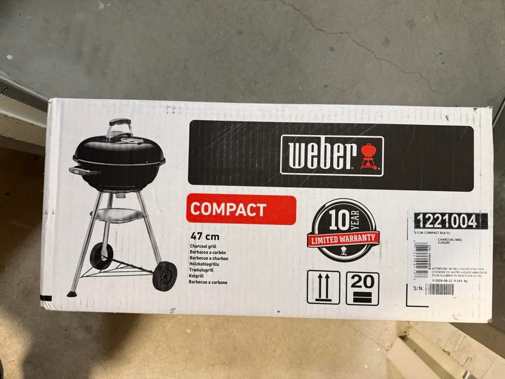 Weber compact 47 cm, Ophalen, Nieuw