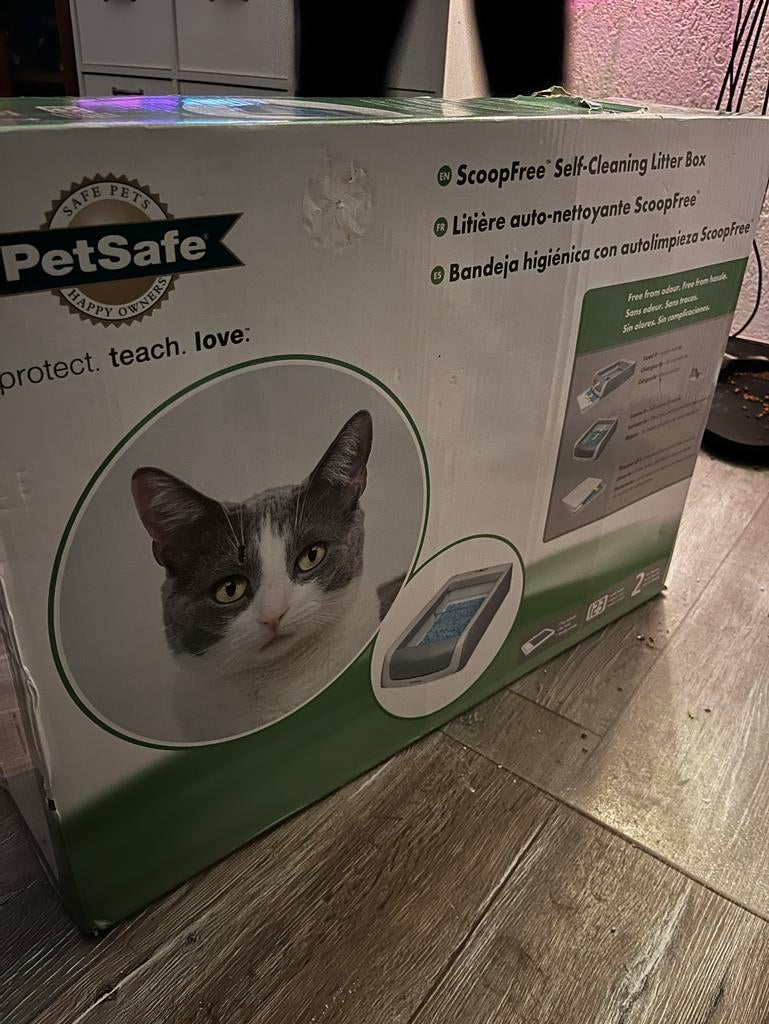 Automatische kattenbak petsafe, Dieren en Toebehoren, Katten-accessoires, Gebruikt, Ophalen