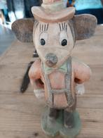 Vintage Houten Mickey Mouse Lederhosen Beeldje, Ophalen of Verzenden