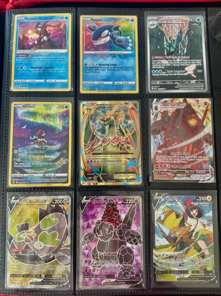Pokemon kaarten 9 hits, Ophalen of Verzenden, Zo goed als nieuw, Meerdere kaarten